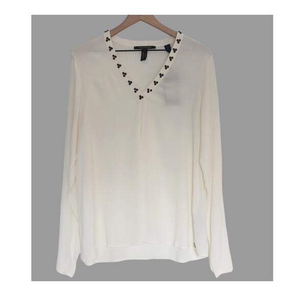 NWT Scotch & Soda Vagabond Voyage Beaded Blouse - Size 4 - Picture 3 of 7
